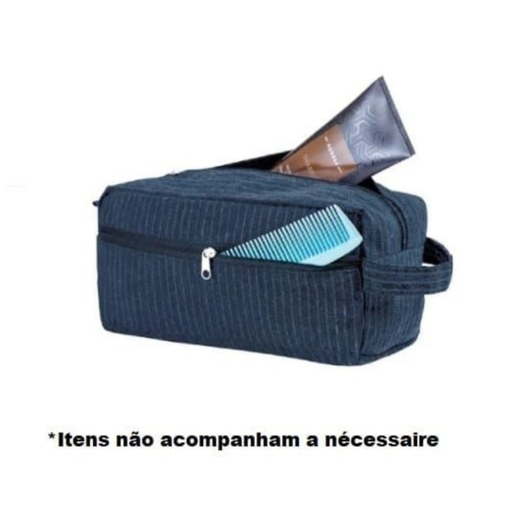 Bolsa Nécessaire Jeans Azul