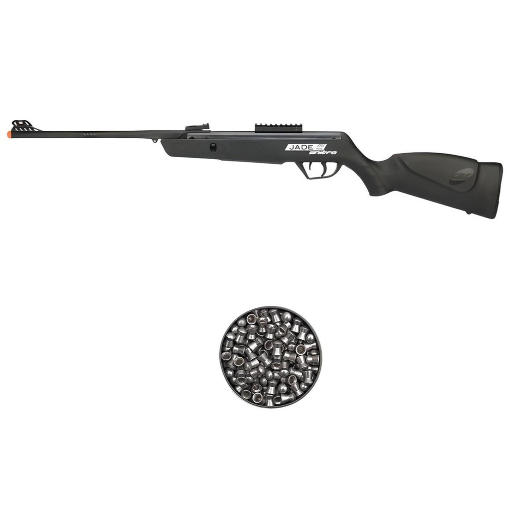 Carabina de Pressão Jade Mais Nitro 5.5mm - CBC + Chumbo em Oferta na Shopee