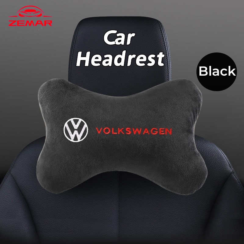 1Pc Volkswagen Encosto De Cabeça Almofada De Segurança Do Assento Pescoço Universal Para A Golf Mk4 Mk7 MK3 jetta mk6 Up Passat b5 b6 b7 Tiguan VW Polo 9n 9n3 gol g5 g4 g3 g6 em Oferta na Shopee