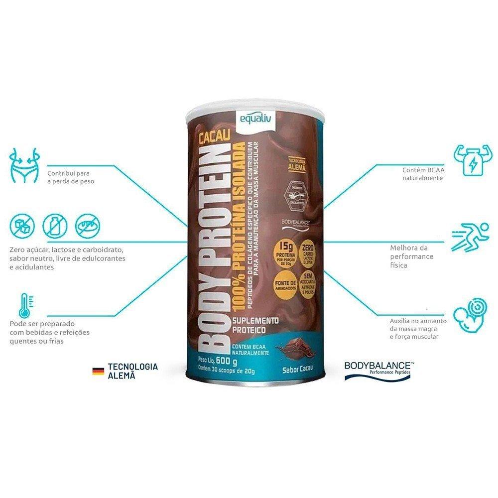 Suplemento Equaliv Body Protein 600g - Health