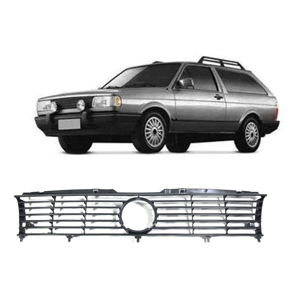 Grade Frontal Volkswagen Parati Quadrada 1991 92 93 94 Preta