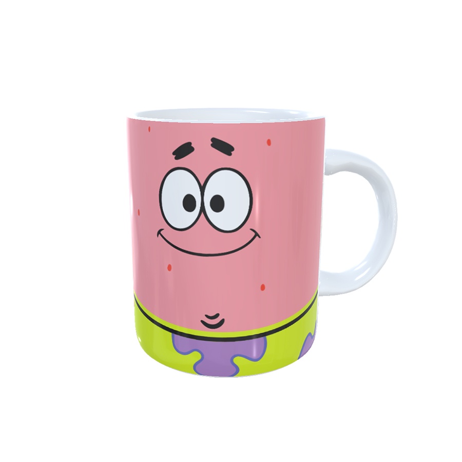 Caneca de Porcelana Patrick Estrela - 1 unidade - Rizzo