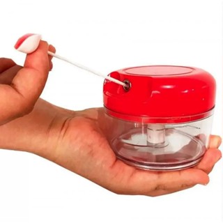 Mini Processador Triturador Picador Manual Fatiador Legumes - Quality House 170ML