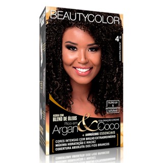 Kit Tintura Beauty Color Castanho Natural 4.0