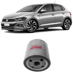 Filtro Óleo Volkswagen Polo 1.0 1.6 2018 A 2019 Wega