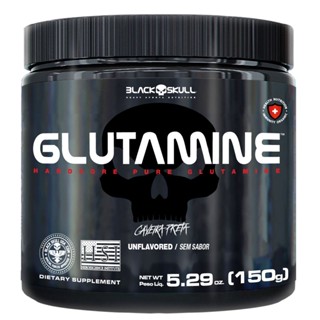 Glutamine Caveira Preta - Glutamina - 150g