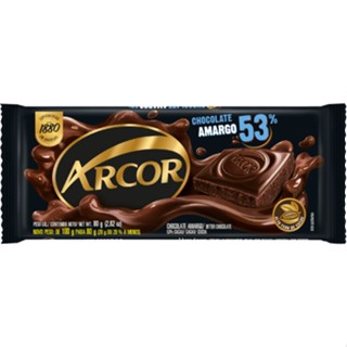 Chocolate Amargo 53% 80g Arcor