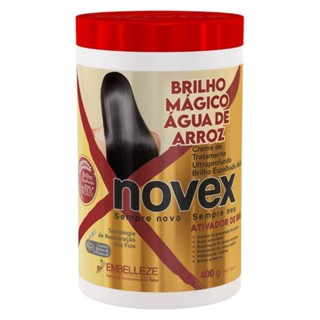 Creme Tratamento Ultrabrilho Agua de Arroz Novex 400g