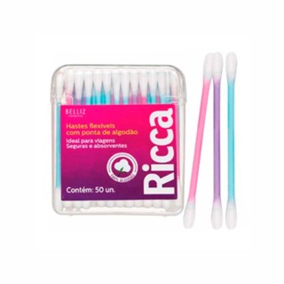 Hastes Flexíveis Ricca Travel c/50un