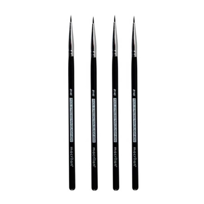 Kit 4 Pincéis Deliniador Maquiagem Macrilan - B145