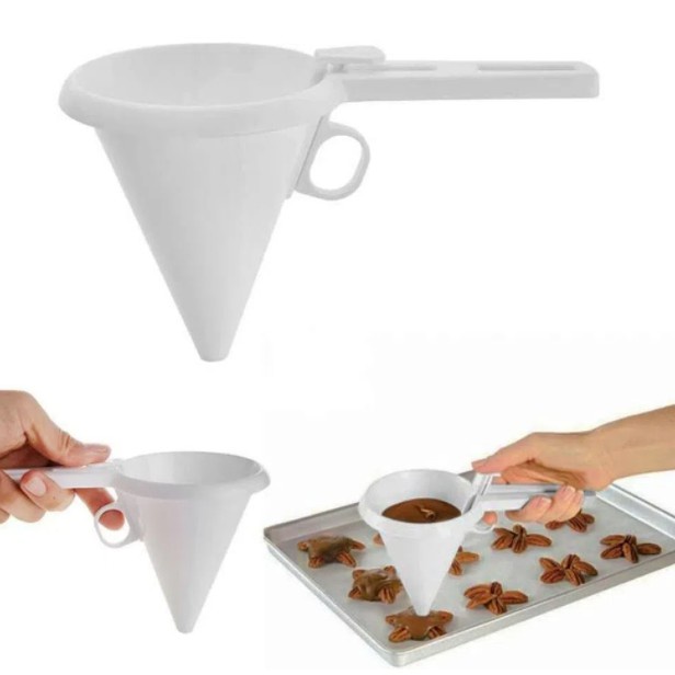 Funil Dosador Para Confeitaria Dispenser Dosagem De Massa KONFEKTT Cupcake Bolo Biscoito Doces Cozinha Decoração