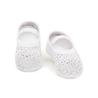 Meia Sapatilha com Aplique Menina Lisa Branca - Puket em Oferta na Shopee