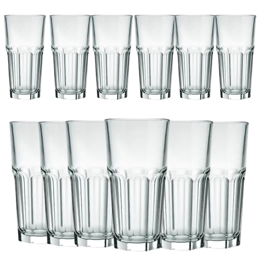 Conjuto de Copo 12 Peças Long Drink Bristol 340ml
