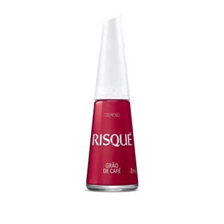 Esmalte Cremoso Risque Grao Cafe 8Ml Manicure