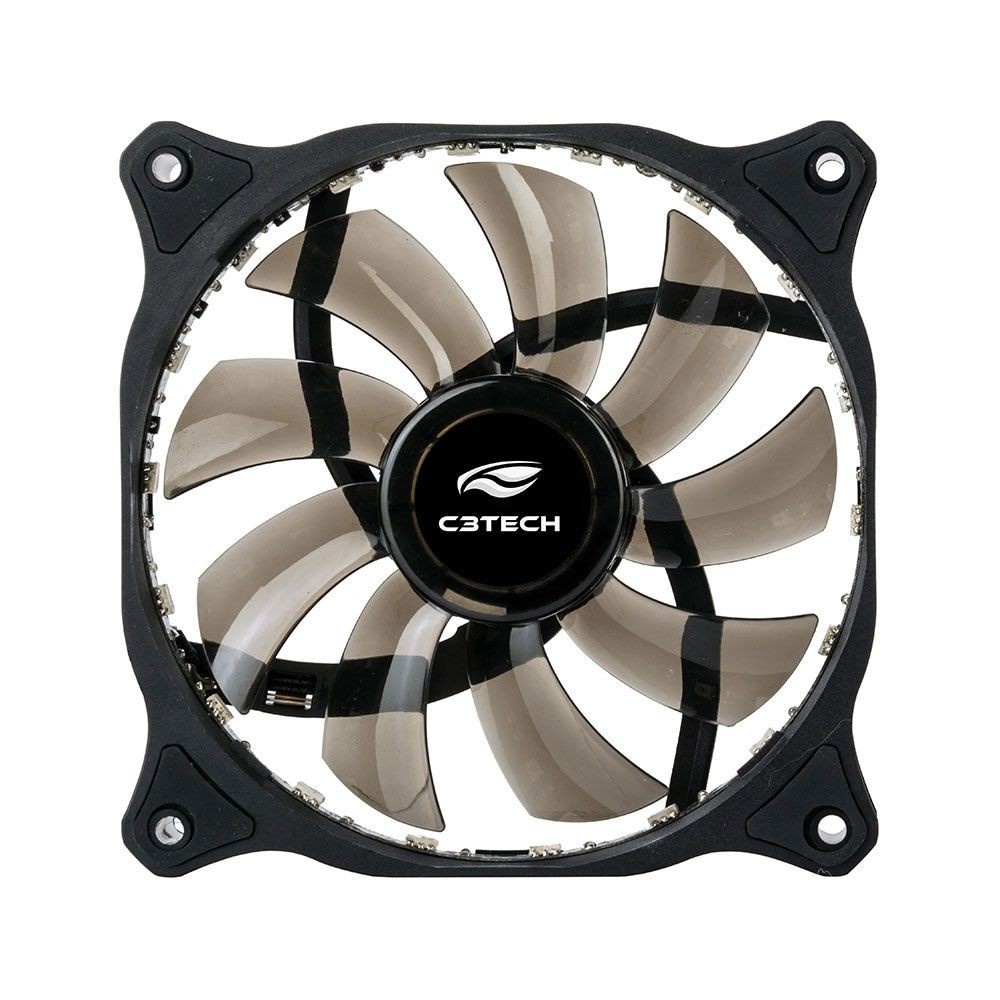 Cooler p/ Gabinete 120X120 18LED RGB STORM C3 Tech F9-L150RGB Ventilação Setup Gamer PC Informática