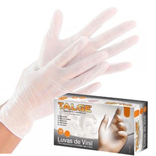 Luva de Vinil com Pó Caixa com 100 (un) Talge/ Inoven