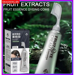Creme de Tintura de Cabelo Tintura De Cabelo Sem Oxigênio De Hidrogênio Não Precisa Ser Misturada Para Tingir Cabelos Brancos