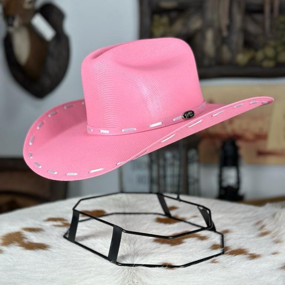 Chapéu Dallas Arizona Feminino Rosa Para Mulher Coutry Usar Na Fazenda
