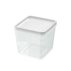 Pote Organizador Quadrado Modular 800 ml para Mantimentos e Alimentos Cozinha Organizada