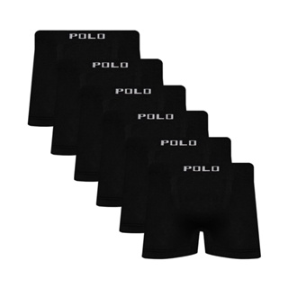 Kit com 6 Cuecas Box Polo Star Preta Masculina em Oferta na Shopee