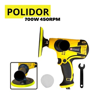 Politriz Vertical Elétrico 700W 6 Velocidades 4500 Rpm 125mm Automotiva Multifunções ENVIO IMEDIATO