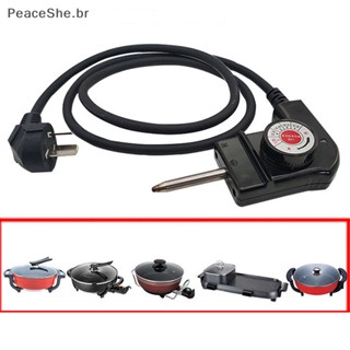 PeaceShe Cabo De Alimentação Do Fogão Elétrico Plug De Controle De Temperatura Para Panela Elétrica Pino Fo