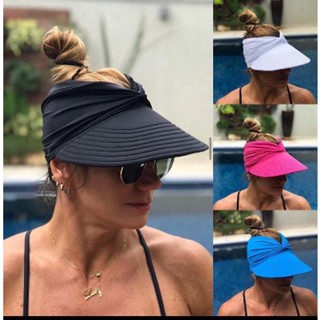 Viseira Turbante Feminina Praia E Campo Cores Aba Larga E Forrada roupas bts praia