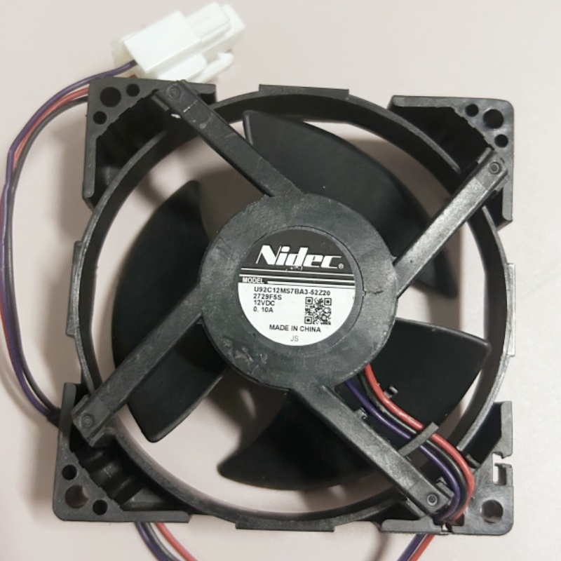 U92C12MS7BA3-52 Adequado para Midea Ventilador de geladeira nidec Ventilador de geladeira congelador de 9 CM