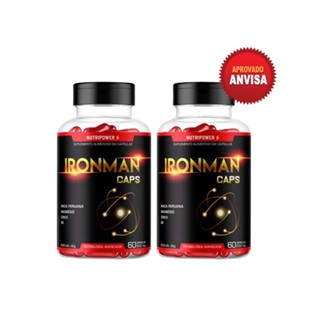 IRON MAN Original 2 Frascos 60 cápsulas total 120