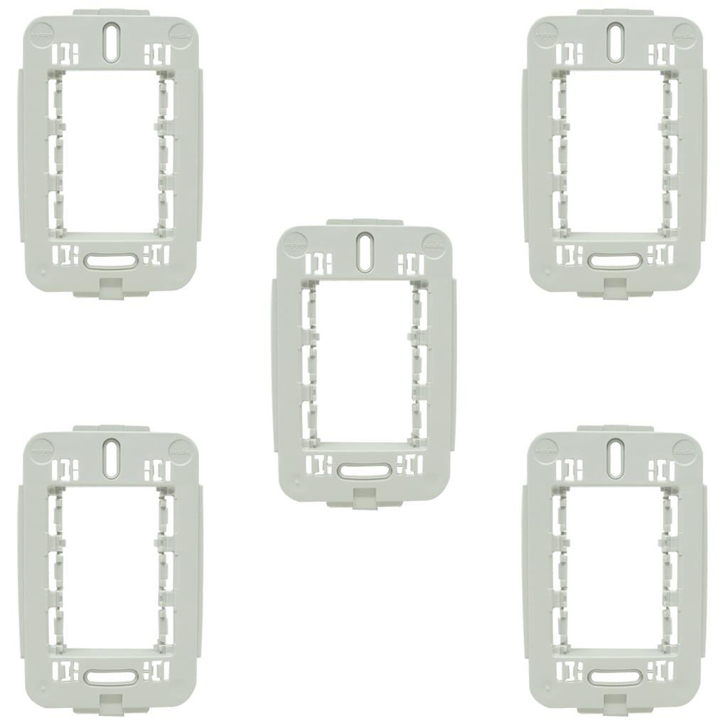 Kit 5 Suportes Para Interruptor E Tomada 4X2 3 Postos Pial em Oferta na Shopee