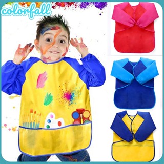 COLORFALLC Kids Pintura Avental De Infantil Cozinha Artesanal Impermeável
