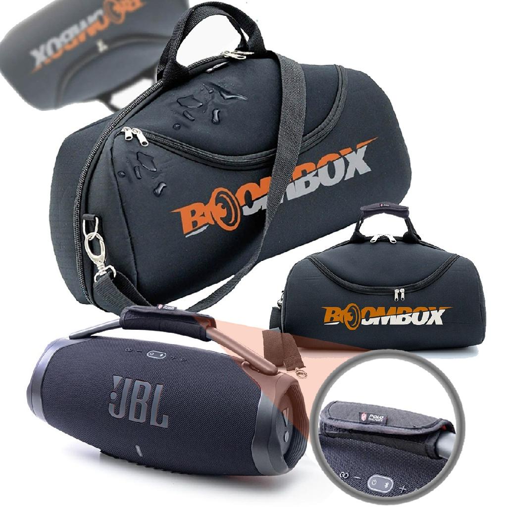 Kit Case Bolsa Para Jbl Boombox 3 + Protetor de Alça e Ombro Exclusivo