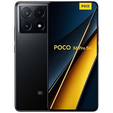 Smartphone Xiaomi Poco X6 Pro 5G 512 GB 12 GB RAM Preto Tela 120Hz NFC Versão Global