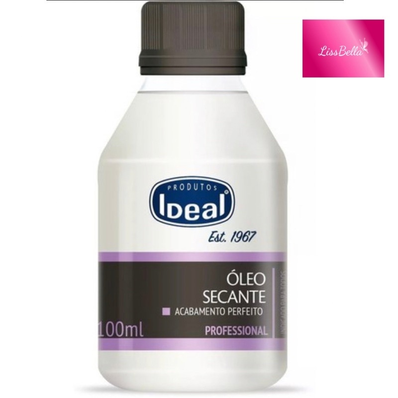 Óleo Secante Ideal 100ml - Acabamento perfeito em Oferta na Shopee