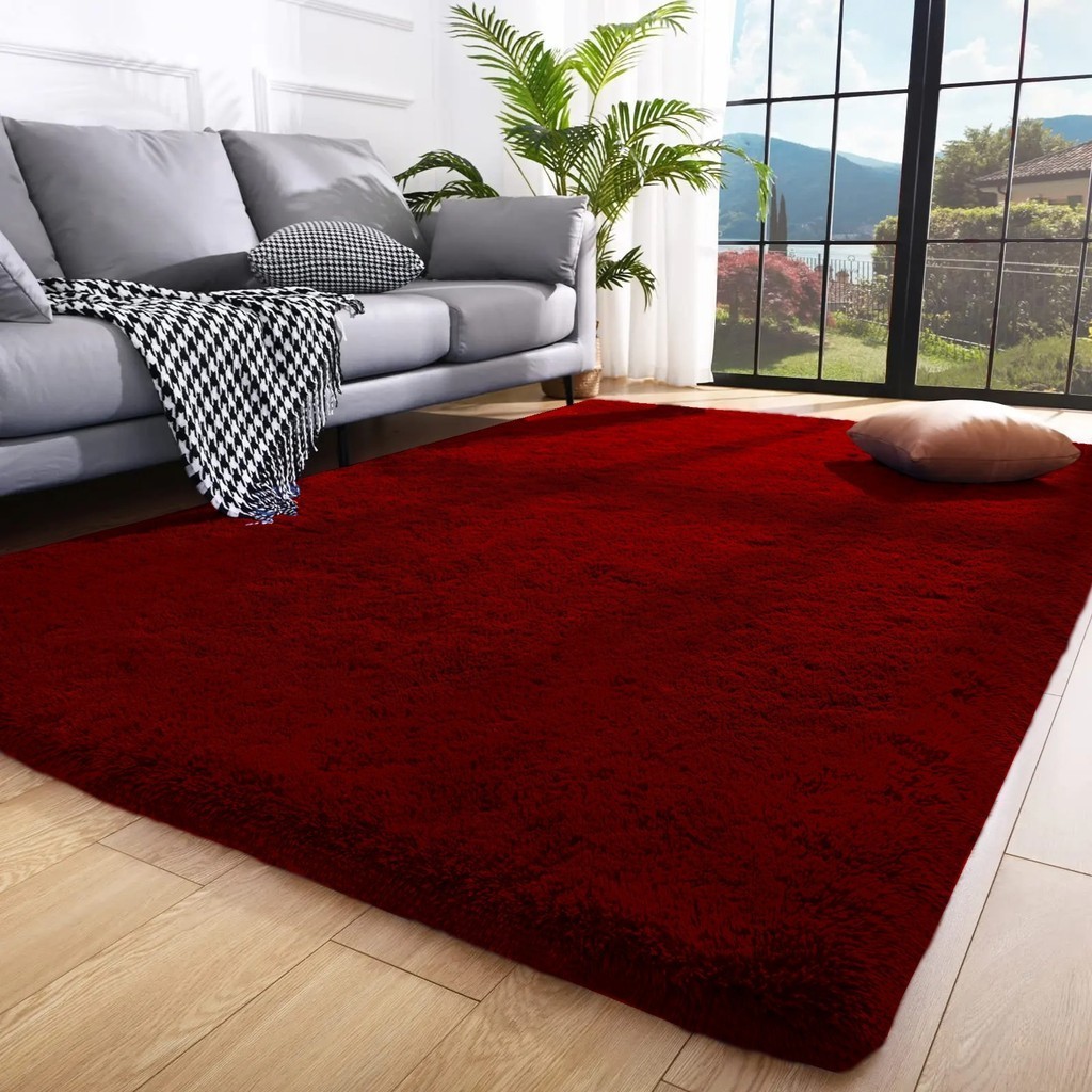 Tapetes Peludos 1,50 X 1,00 Várias Cores Para Sala E Quarto em Oferta na Shopee