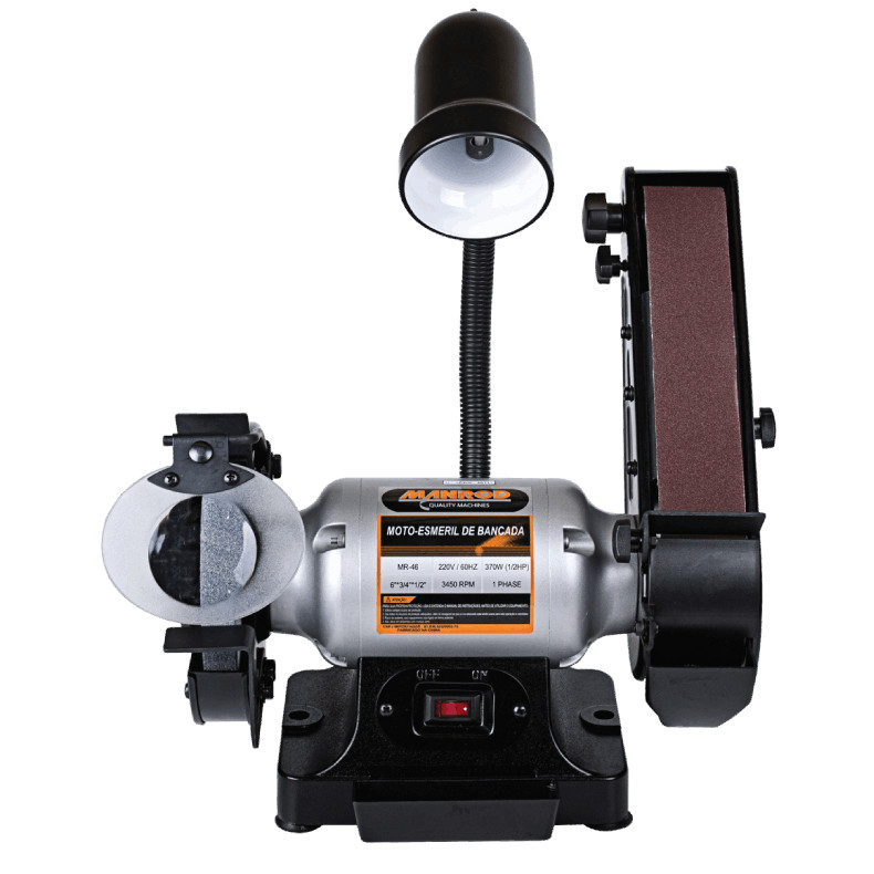 Lixadeira de Cinta e Disco Hobby 370W 220V MR-46 - Manrod