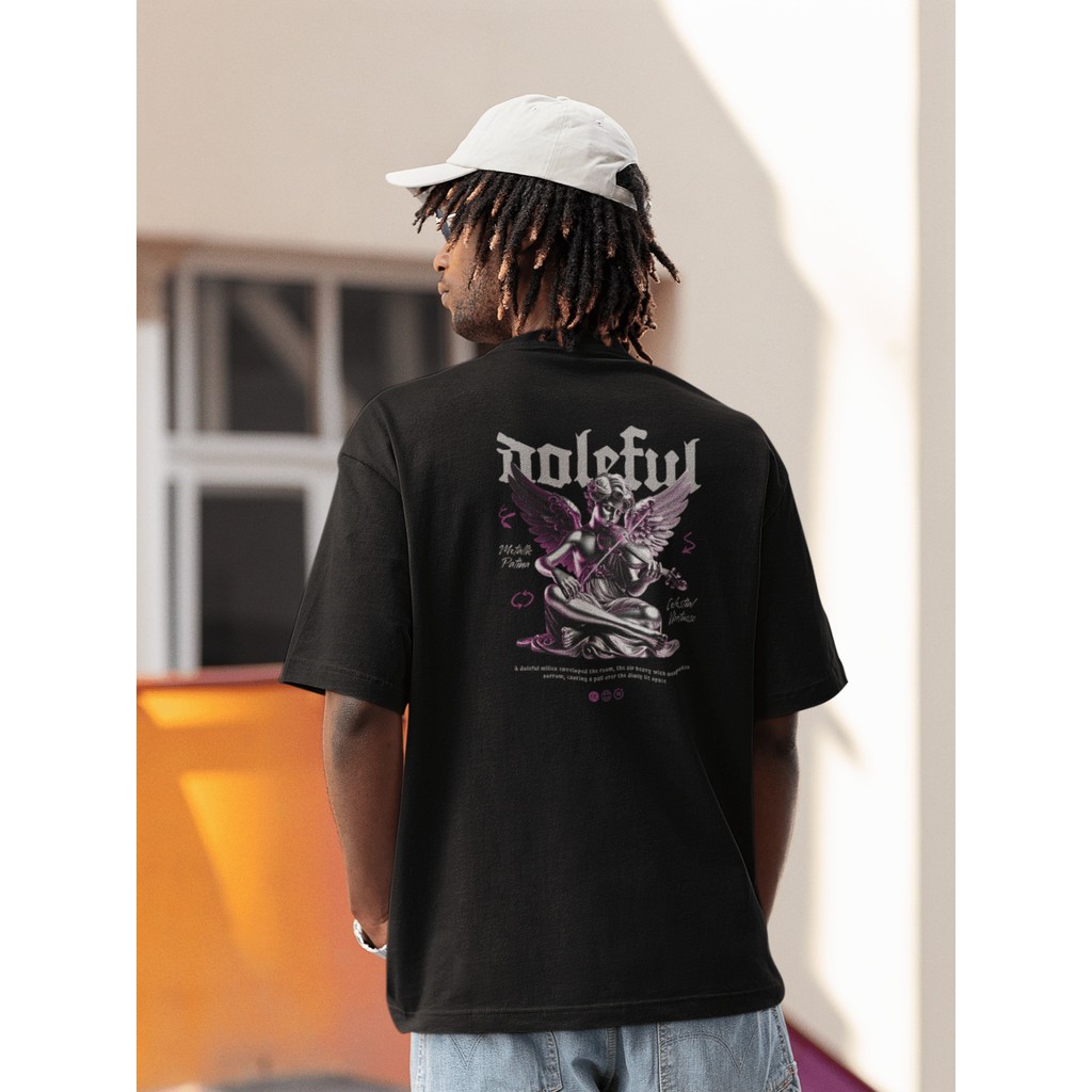 Camisa Camiseta Oversized Streetwear Ombro Caído Estampada Masculino e Feminino 100% Algodão Confortável Academia