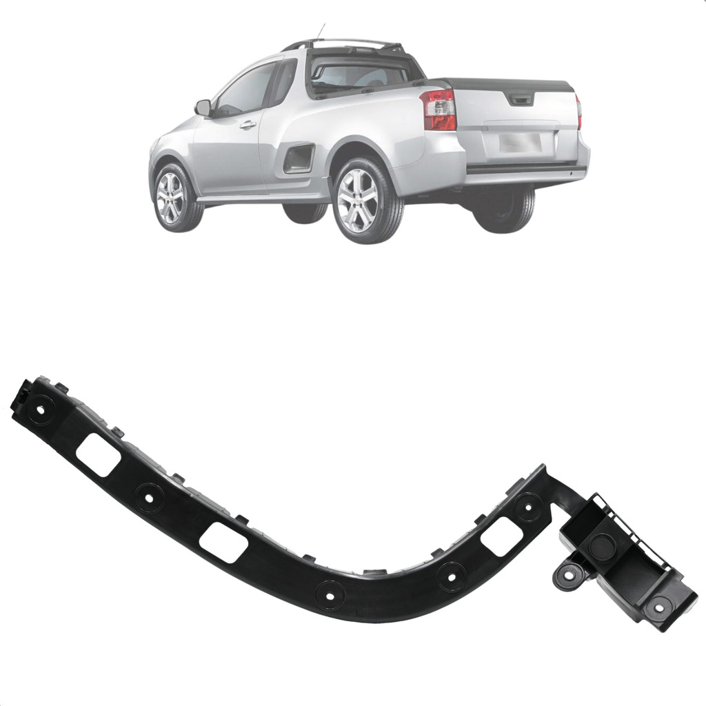 Suporte Guia Para-choque Traseiro Montana 2011 2012 2013 Até 2021