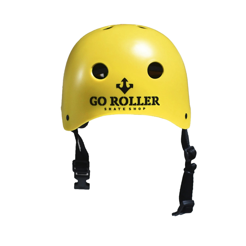 Capacete Go Roller Amarelo Para Patins Skate Bmx Patinete