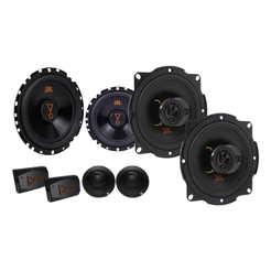 Kit 2 Vias JBL 62VMS80 160W + Par Alto Falantes JBL 5 Triaxiais 5TRFX55 110W
