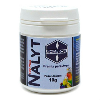 Nalyt 100 Plus 10 G - Amgercal Rouquidão De Pássaros em Oferta na Shopee