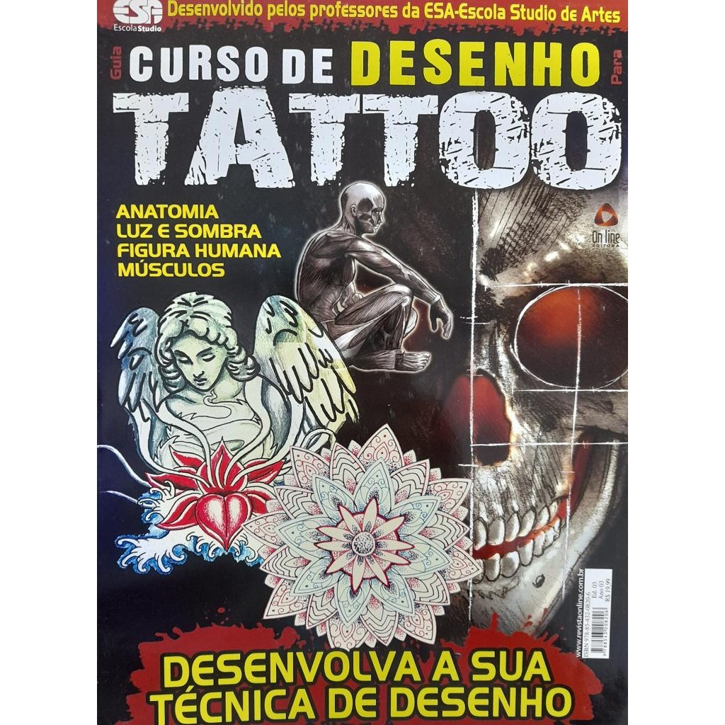 Livro: Curso de Desenho - Tatoo Autor: Esa (Novo, Lacrado)