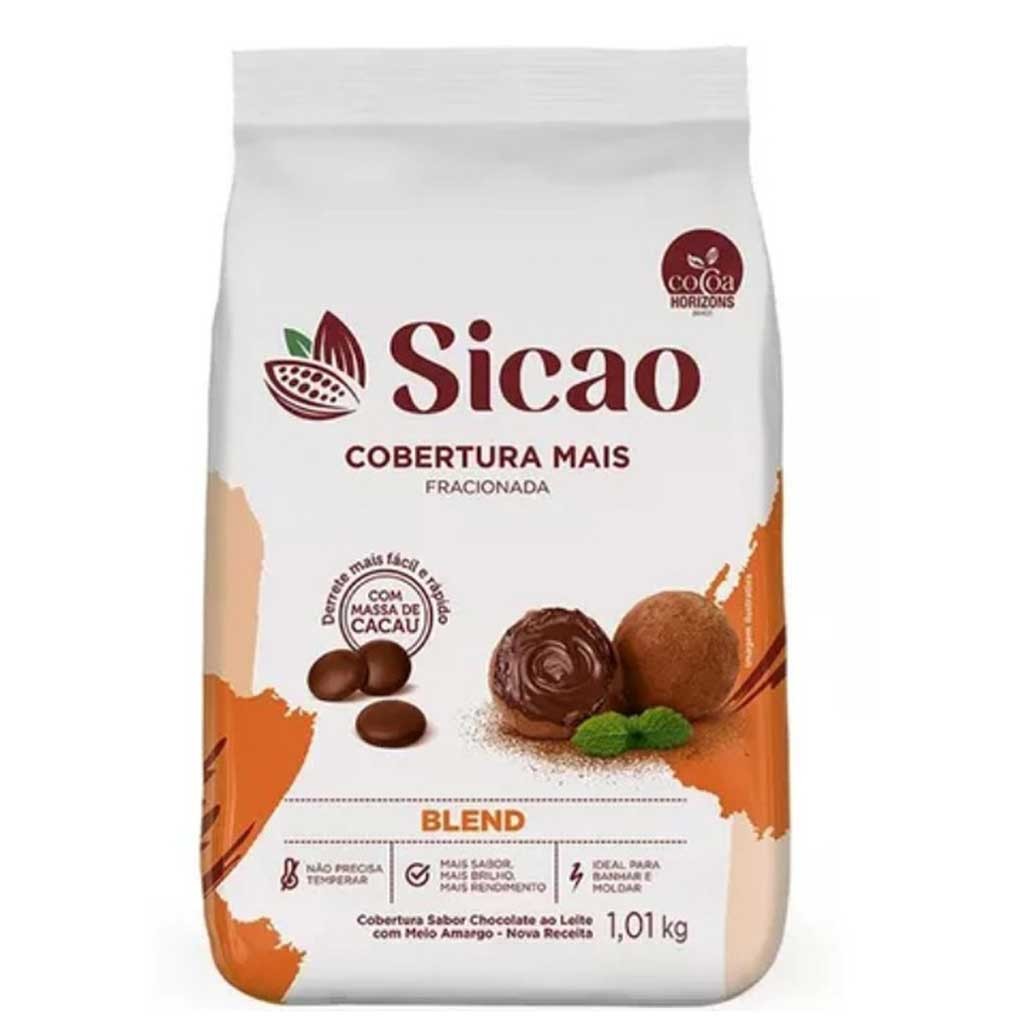 Gotas de Chocolate Blend Cobertura Mais Fácil 1,01kg - Sicao