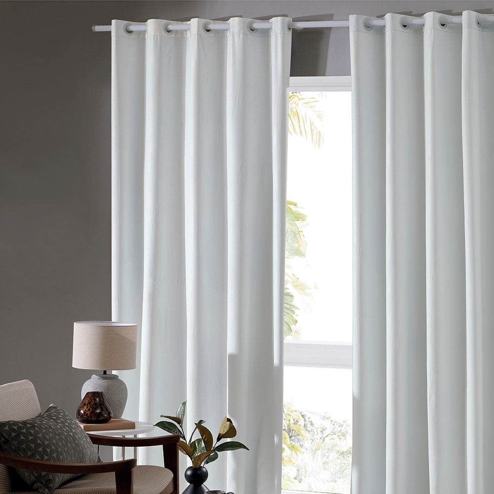 Cortina Bella Janela Corta Luz Branca: Onde Comprar | BuscaProdutos