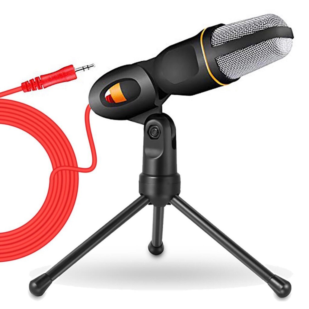 Detalhes do Microfone Condensador Estéreo De Mesa Sf-666-q-888 + Tripé