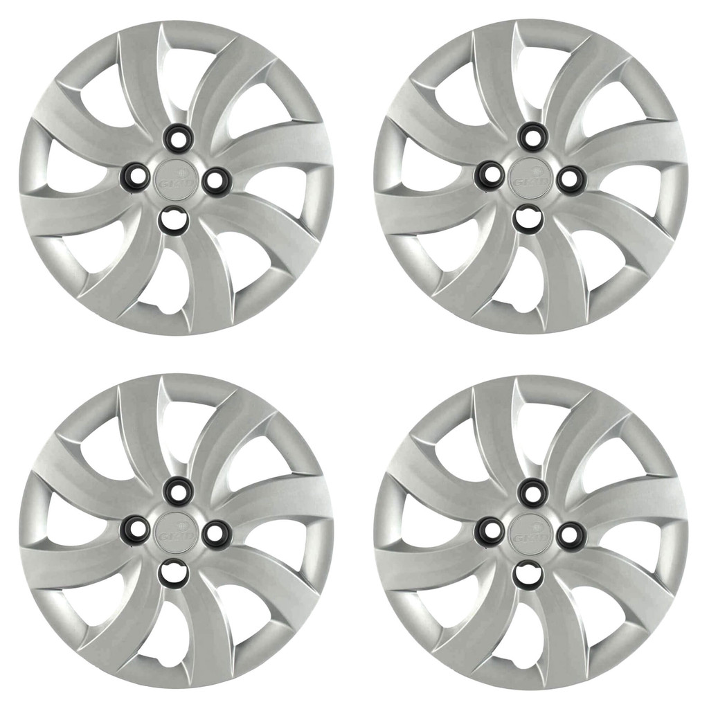 Calota Aro 14" cor Prata Mod Palio Attractive 12/13 (Jogo c/ 4 Calotas) Grid - 094CB-PTA-E