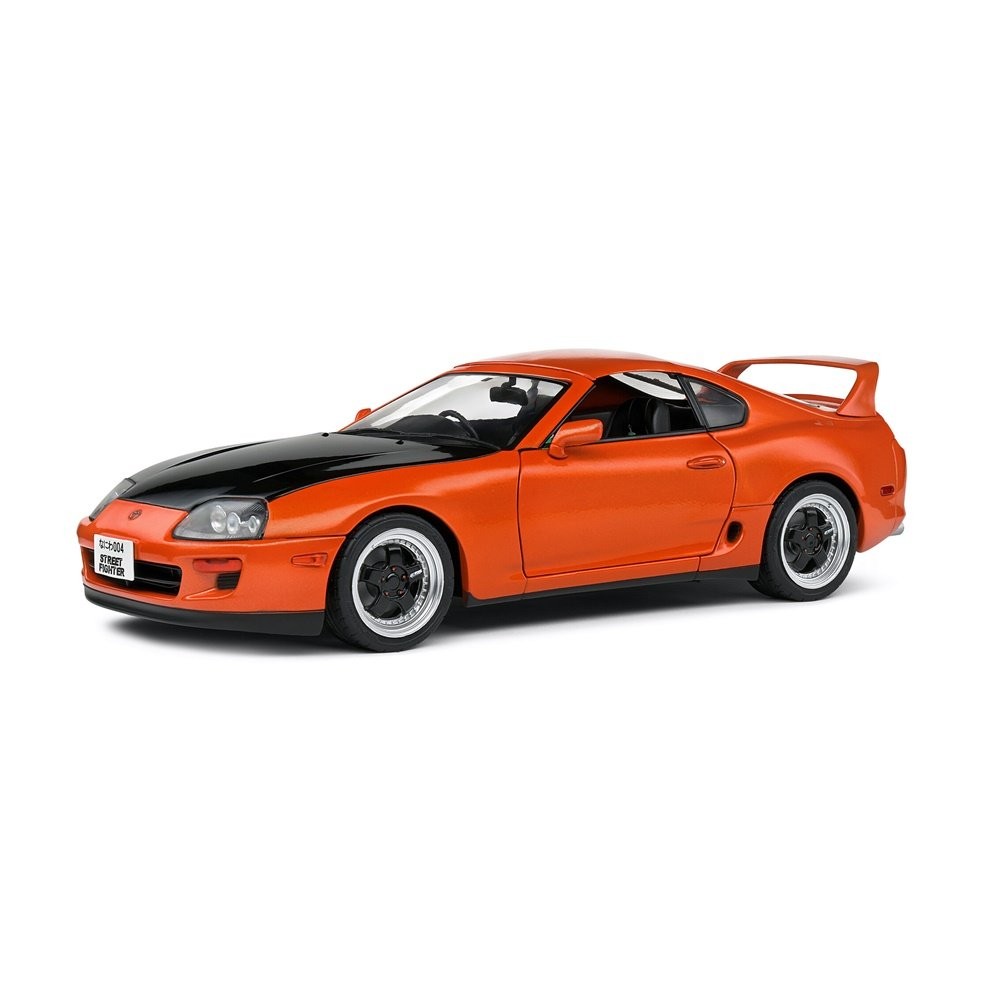 Miniatura Carro Toyota Supra MK4 (A80) Street Fighter (1993) - Vermelho - 1:18 - Solido