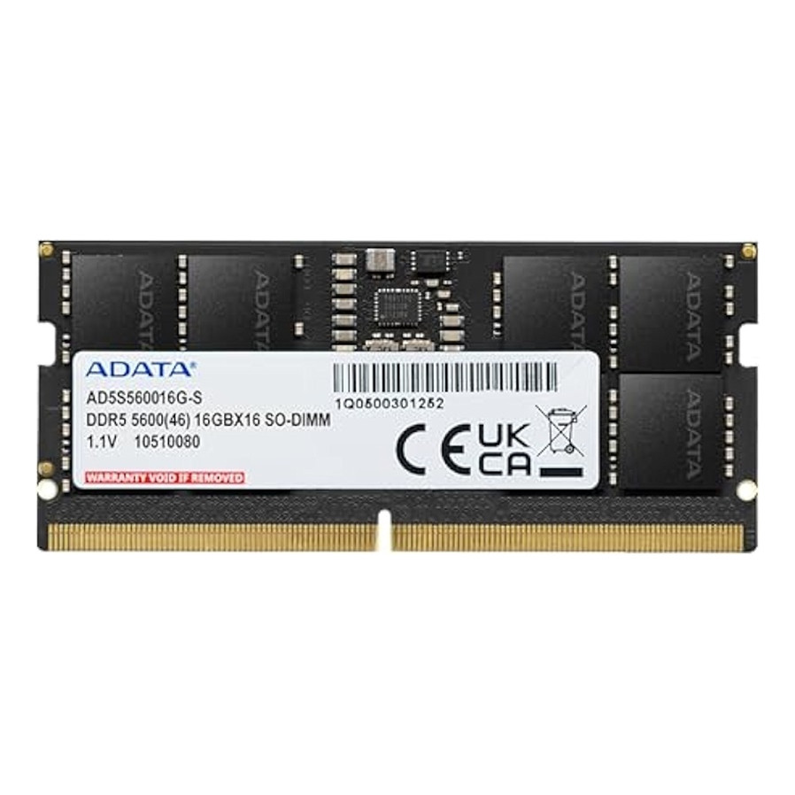 Memória Sodimm 16gb Ddr5 5600mhz Adata Para Notebook