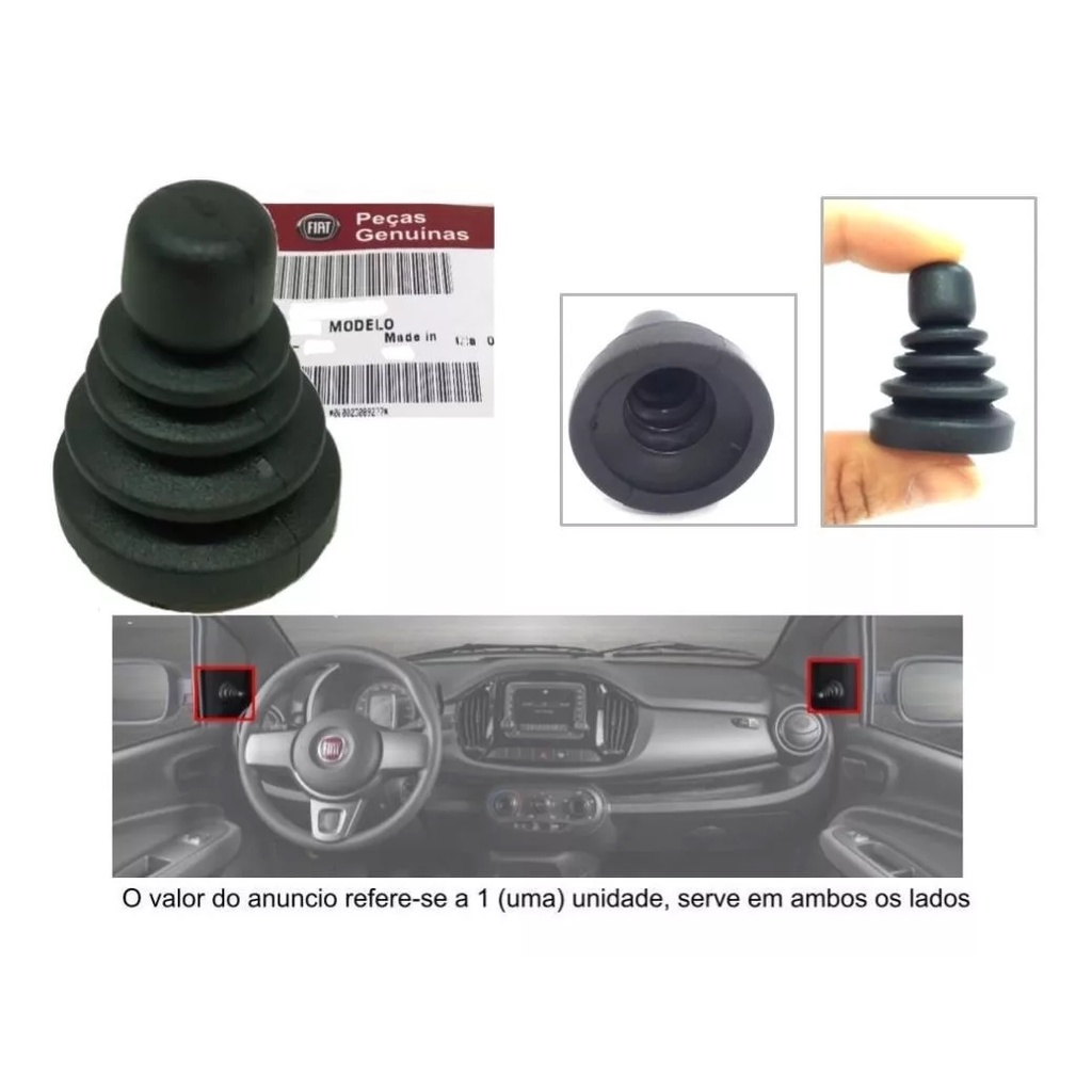 Coifa Regulagem Retrovisor Fiat Palio em Oferta na Shopee