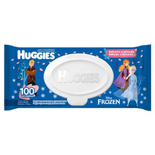 Toalha Umedecida Huggies Frozen 100 Unidades